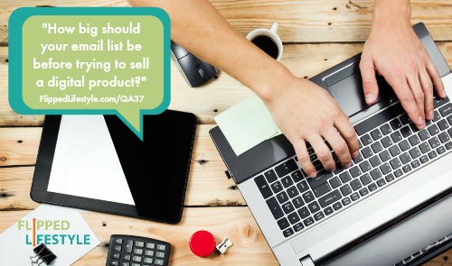 Is your list big enough to start selling to?