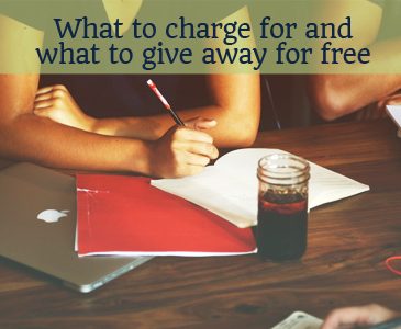 QA 54 - How do you decide what to charge for and what to give away for free