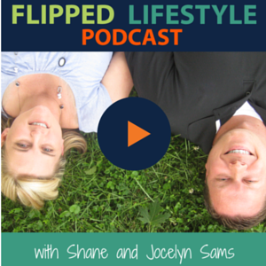 Flipped Lifestyle Podcast Art with Play Button
